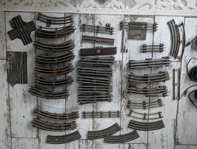 Vtg. Train O Gauge Track Not Sure Brand Used Condition See Photos Lot of 58  - Image 1 of 4