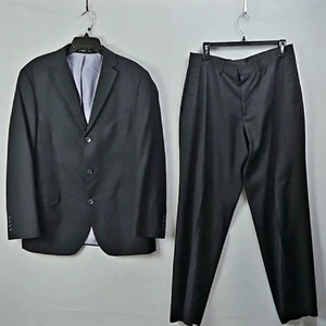 Billy London Herren 2-teiliger schwarzer Anzug Gr. 42R - Bild 1 von 14