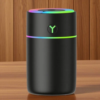 Humidificador de luz colorida 190 ml con doble función de iluminación blanca Foto 1 de 4