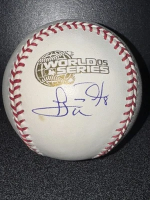 Carl Everett Autografiado Firmado Serie Mundial 2005 Béisbol Chicago Medias Blancas JSA Foto 1 de 4