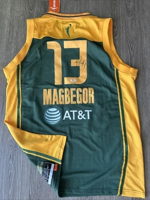 Ezi Magbegor Seattle Storm Autograph Signed Jersey! Psa Coa  - Image 1 of 3