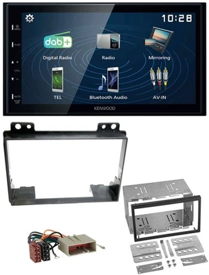 Kenwood 2DIN Bluetooth MP3 USB DAB Autoradio für Ford Fiesta 03-05 Fusion 02-05 - Bild 1 von 4