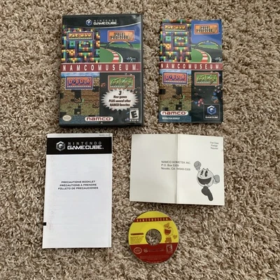 Namco Museum (Nintendo GameCube) Black Label CIB Complete! Tested & Working! - Image 1 of 4