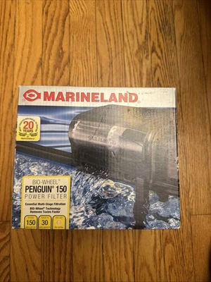Marineland Penguin Power Filter 20 to 30 Gallon 150 GPH Aquarium Ship - Image 1 of 4