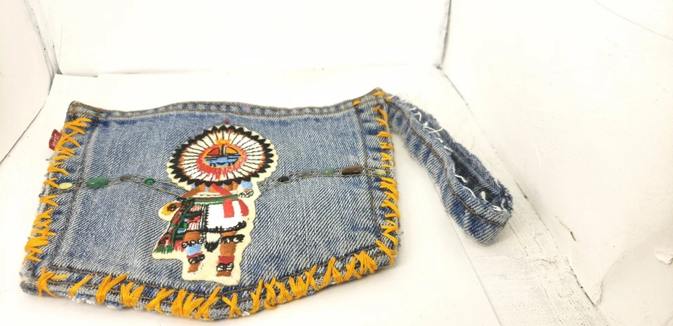 Levi's 再生牛仔腕带 | Kachina Inspired 牛仔腕带| Y2K  — 第 1/4 张图片