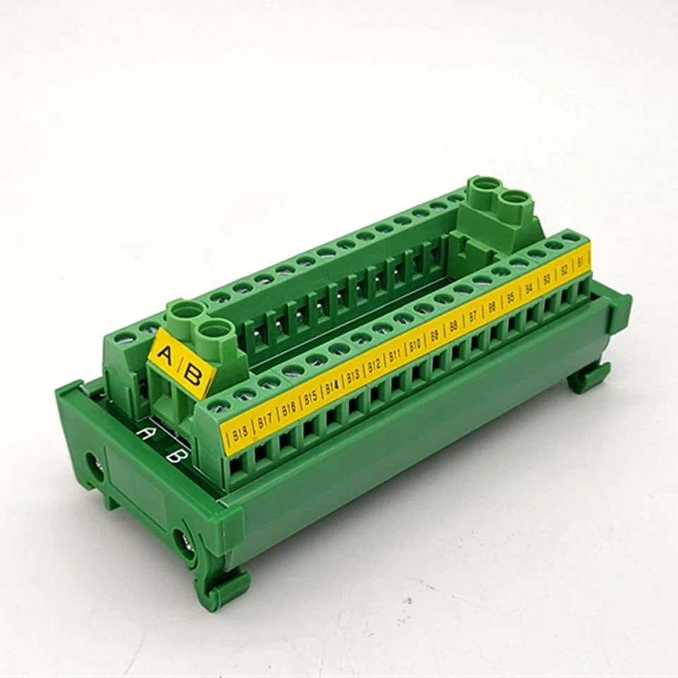 DIN Rail Installation 30A/300V 2x18 Screw Terminal Distribution Module. - Image 1 of 4