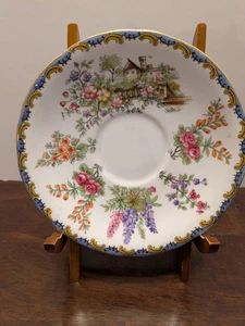 Aynsley Porzellan Untertasse - Garden Gate Muster -a - Bild 1 von 3