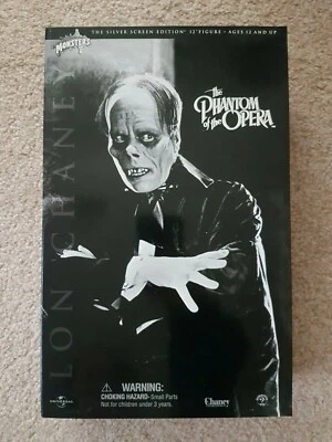 Sideshow Universal Monsters PHANTOM OF THE OPERA 12'' Figure Silver Lon Chaney - Image 1 of 4
