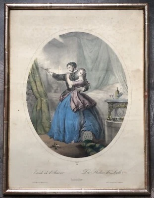 Lithographie Antique Wenzel Paris Wissembourg Weißenburg Alsace Vers 1850 - Photo 1/4