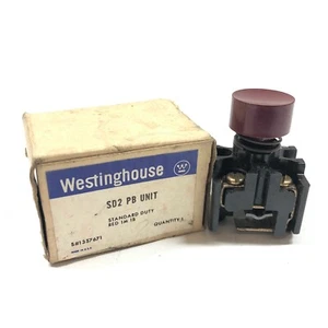 SD2-PB Westinghouse Red Push Button - Picture 1 of 7