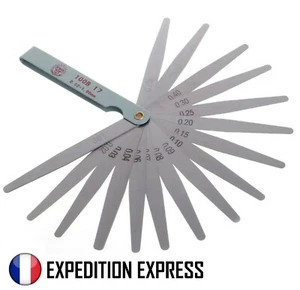 Jeu de Cales Précision Jauge Epaisseur 0,02-1mm Réglage Soupape Moteur Mécanique - Zdjęcie 1 z 12