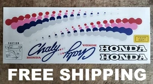 HONDA CHALY CF50 CF 50 DECAL STICKER GRAPHIC COMPLETE FULL SET FREE SHIPPING NEW - Picture 1 of 4