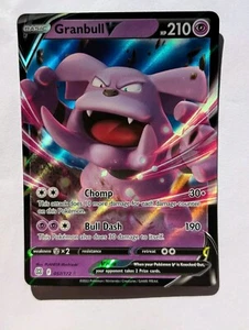 Granbull V 057/172 Swsh09 - Pokemon Brilliant Stars - Lightly Played Ultra Rare - Picture 1 of 10