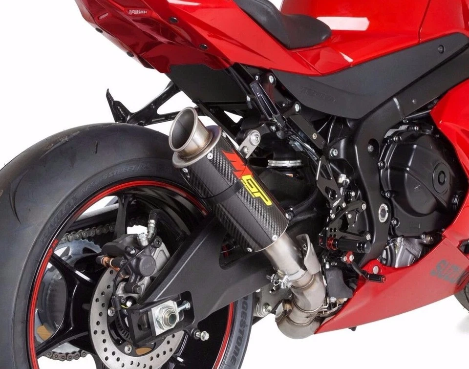 SV650 2017-22 Hotbodies MGP Growler escape de fibra de carbono antideslizante 61702-2400 original Foto 1 de 1