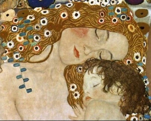 Print - Mother and Child - Gustav Klimt - Picture 1 of 1