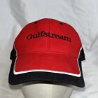 Gulfstream Hat Aircraft Aviation Embroidered Red Black White Adjustable