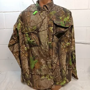 Gamehide Hunting Shirt XXXL 3XL Realtree Camo Pockets Zippers Long Sleeve Men's - Picture 1 of 5