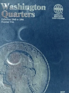 WASHINGTON QUARTERS COLLECTION 1948 TO 1964 NUMBER TWO 37-COINS LOTS UNC TP-3489 - Picture 1 of 7