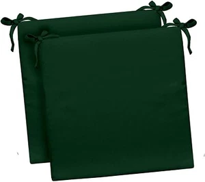 RSH Décor Indoor Outdoor Set of 2 Foam Dining Chair Seat Cushions, 17"x17"x2" - Picture 1 of 30