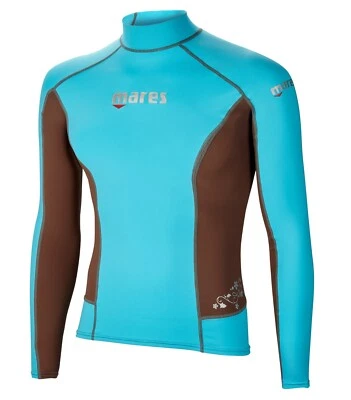 Mares Trilastic Womens Rash Guard Long Sleeve Swim Surf Dive Shirt UPF 30+