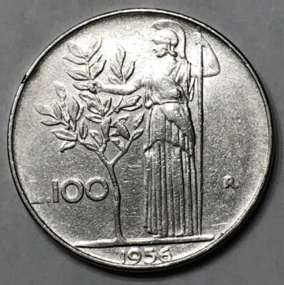 ITALY 🇮🇹 100 LIRE COIN 1956 - Image 1 of 2