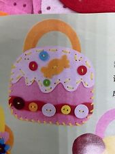 Children's Sewing Craft Kit,CUTE HANDBAG.Make Your Own Felt Handbag for Kids🩷