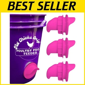 Versatile DIY Chicken Feeder Kit - 3 Ports with Included Hole Saw for Easy Setup - Picture 1 of 9
