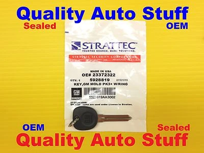NEW OEM SEALED 05-17 GM Logo Transponder Chip Key Circle + Plus Strattec 5928819 - Image 1 of 3