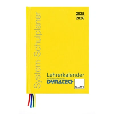 TIMETEX DynaTech Lehrerkalender A4 - Schuljahr 2025-2026 - Terminplaner NEU