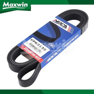 Serpentine Belt Fit Acura Ford Mustang Honda Accord Odyssey Pilot 6PK2135 - Изображение 1 из 4