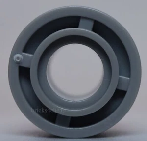Lego 20x Rueda Gris Azulado Claro 11mm D x 8mm con Ranura Central - Imagen 1 de 2