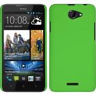 Hard for HTC Desire 516 Cover Green Rubberised +2 Protector
