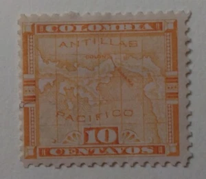 Panama Stamp, 1892-96, sc#18, Mint, Hinged, OG - Bild 1 von 2