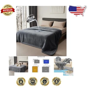 Versatile Flannel Throw Blanket 40x60” - Waterproof, Machine Washable & Stylish - Picture 1 of 9