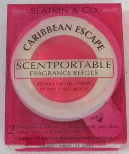 Slatkin & Co Scentportable Caribbean Escape Refill Disk - Picture 1 of 6