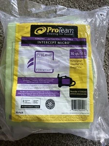 10 Pack - ProTeam 10 Qt Vacuum Bags for ProClean, RunningVac, QuietPro & ProVac - Picture 1 of 2