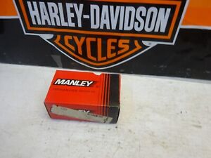Harley Davidson TWIN CAM Rpl PAIR MANLEY OS TRIPLE GROOVE KEEPER EXHAUST VALVE