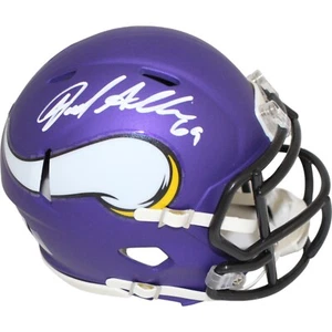 Jared Allen Autographed/Signed Minnesota Vikings Speed Mini Helmet Beckett 48703 - Picture 1 of 3