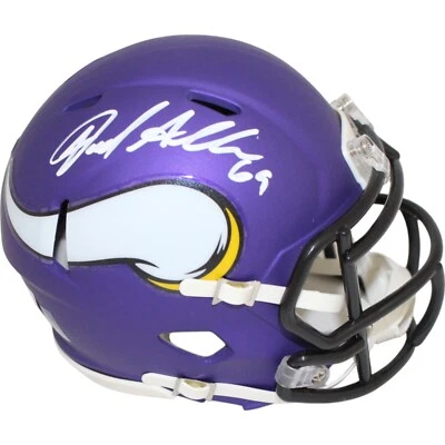 Mini casco Beckett 48703 autografiado/firmado de velocidad de los Minnesota Vikings de Jared Allen Foto 1 de 3
