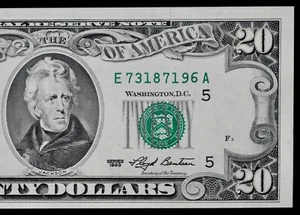$20 1993 CU Federal Reserve Note E73187196B Richmond E5 - Picture 1 of 3