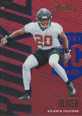 2018 Absolute Spectrum Blue #146 Isaiah Oliver - Image 1 of 3