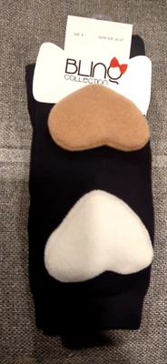 Новый девочек блестящий коллекции черный колена носки размер 4 Европейский 25-27 США 8,5-10,5 - Изображение 1 из 4