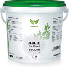 Naturaforte Zeolith Pulver 1 Kg Klinoptilolith 92% Vulkanerde Extra Fein Gemahle