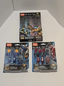 Mega Construx HALO Pro Buldier  3 pack bundle deal BRAND NEW - Picture 1 of 5