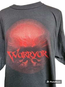 Warryor Metal Band T-Shirt 2007 2 Sides XL 'Whatever Happened To Rock And Roll?' - Picture 1 of 5