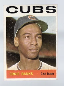 Ernie Banks 1964 Topps #55 Chicago Cubs HOF 1st Base, Plastic Hard Case - Picture 1 of 2
