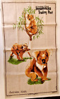 Vintage Souvenir  Tea Towel - Innamincka Trading Post Australian Koala