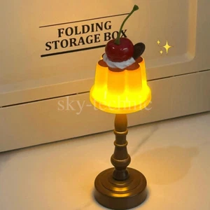 Cute Pudding Mini Night Light Bedside Table Lamp Bar Desktop Ornament Kids Gift - Bild 1 von 13