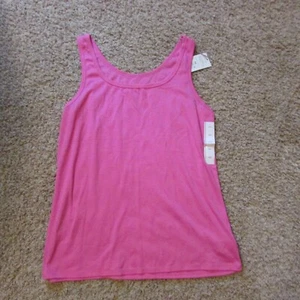 NWT A New Day XXL Bright Pink Tank Top Scoop Neck Quality - Picture 1 of 2