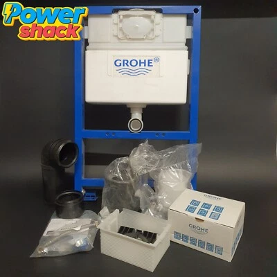 GROHE 38773000 Frame Rapid Sl 3 - 1 Set Wall Hung Toilet 0.82 m Dual Flush Plate - Image 1 of 4